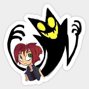 A Boy and his Shadow Sticker